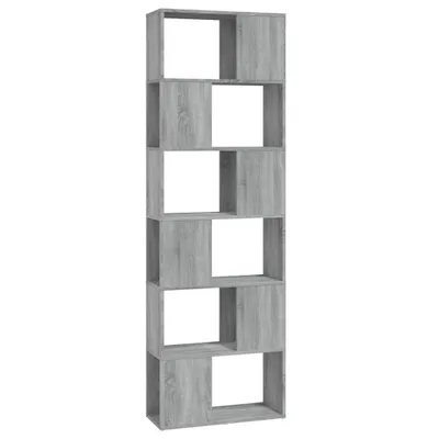 Produktbild von VidaXL 816033, Grau, Eiche, Holz, Holz, 600 mm, 240 mm, 1860 mm