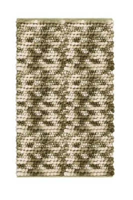 Productafbeelding van Heckettlane Badmat Brenda - Badkamermat - Bidetmat - Antislip tapijt - 60x60 cm - Groen