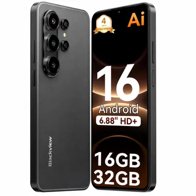 Immagine prodotto di Smartphone Blackview Wave 10C senza contratto, Android 16, 6,88", 120 Hz, 1080p, doppia SIM, Face ID, 5000 mAh, Gemini AI, DokeOS 5.0, 1080p, 4G, productTiles.product.images.aiGenerated
