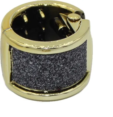 Produktbild von Mini Haarklammer Glitzer Schwarz