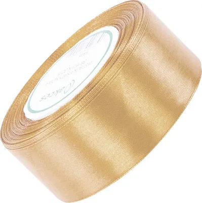 Produktbild von Goldsatinband leicht 38mm - 32mb