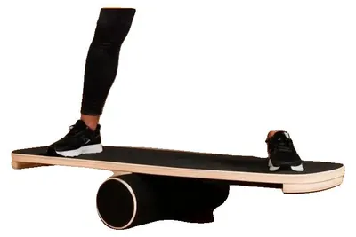 Productafbeelding van Balancebord, esdoornhout, 73x28x4 cm, roller 40x11x11 cm, voor het trainen van het evenwicht, uniseks