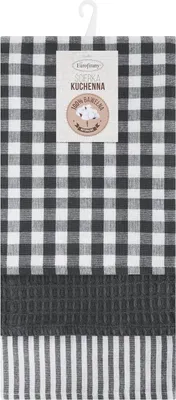 Obrázek produktu pro Sada černých utěrek 50 x 70 cm