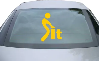 Produktbild von Indigos UG - Aufkleber Heckscheibe & Motorklappe DE6458 - gold - 600x428 mm - It - Auto Scheiben Fenster Heckklappe Tuning Racing JDM - Die cut