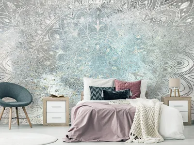 Produktbild von Vlies Fototapete Mandala 400x280 cm Tapeten Wandtapete XXL Abstrakt Orient Zen f-A-10124-a-a