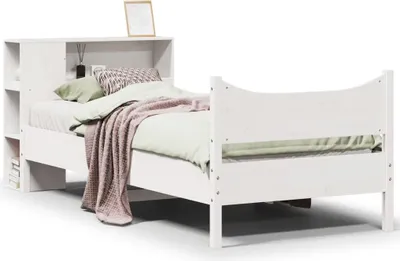 Obrázek produktu pro vidaXL Postel z masivu bez matrace bílá 75x190 cm borovice