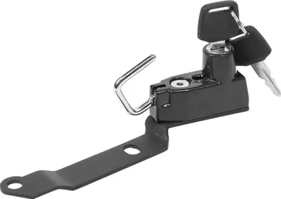 Produktbild von Diebstahlsicheres Helmschloss aus Aluminiumlegierung, passend für Yamaha MT25 MT03 YZF R25 R3 2014–2019, Motorrad-Modifikation (schwarz)