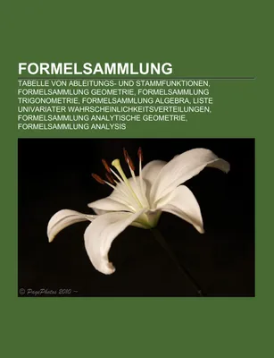 Produktbild von Formelsammlung