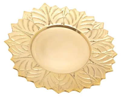 Productafbeelding van Omgoods - Decoratieve Kaarsenhouder van Messing met Diameter van 10 cm