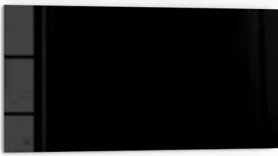 Produktbild von DEQORI Küchenrückwand Glas 80x40 cm 'Schwarz' Spritzschutz Bad Rückwand Küche