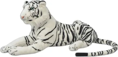 Obrázek produktu pro vidaXL Tiger Soft Toy White XXL