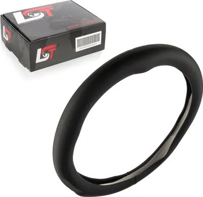 Produktbild von Lenkradbezug Lenkrad Hülle Ø 38x9 cm / 15x3,5 Zoll Schwarz für AUDI für PORSCHE