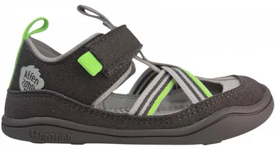 Produktbild von Affenzahn Vegan Breezy Panther Sandale Grau in Gr. 26