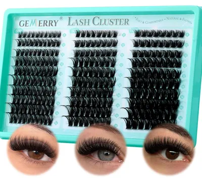 Productafbeelding van Wimperextensions - Cluster - 8 tot 16 mm - 60D 80D 100d - Zwart