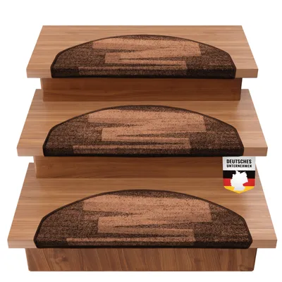Produktbild von Koberec Via Veneto Step pro vnitřní prostory hnědý půlkruhový