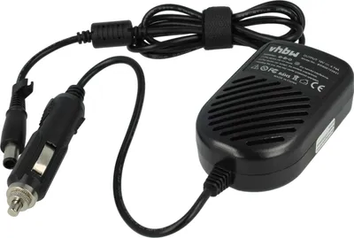 Produktbild von vhbw KFZ-Ladekabel kompatibel mit HP Compaq NC6400, NW8440, 8530p, NC8430, 8710p, Nc6310, 8710w, NC6320 Notebook - 12V Ladegerät Schwarz 4,74 A