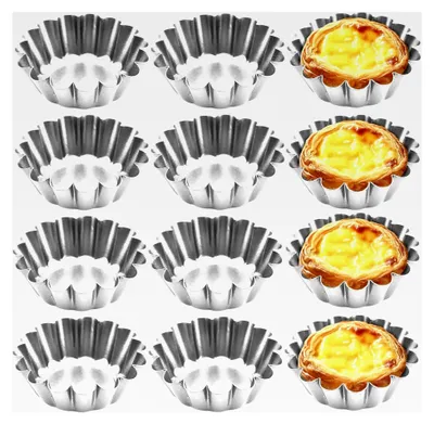 Produktbild von 30 Stück Mini Tarteformen für Eierkuchen, Muffins und Minikuchen