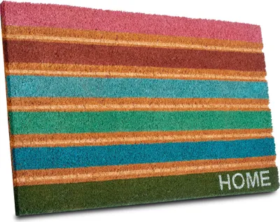 Produktbild von NYVI Fußmatte Multicolor - Wetterfest, Rutschfest, für Innen und Außen - Fußabtreter Schmutzfangmatte - 45x75 cm Rechteckig - Mehrfarbig