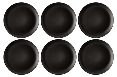 Zdjęcie produktu dla Seltmann Weiden - Zestaw 6 talerzy obiadowych 27.5cm Liberty Velvet Black