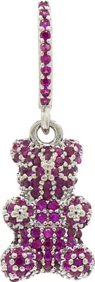 Produktbild von Fashionbox Anhänger Messing 1.3cm rot Kristall 449040002-2