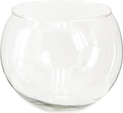 Produktbild von Kugelvase Glas Dekovase Tischvase rund Ø15,5cm klar