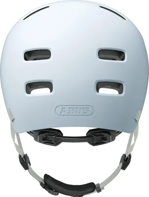 Zdjęcie produktu dla Kask rowerowy ABUS XOXO - kask miejski w stylu skater - kask na deskorolkę, rower, hulajnogę - ze zoptymalizowaną wkładką pod brodę - dla nastolatków i dorosłych - niebieski, rozmiar M (54-58 cm)