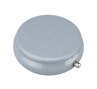 Produktbild von Taschen ASCHENBECHER Ø5cm mit Deckel aus Metall rund Mini Ablagefläche Reiseaschenbecher Taschenaschenbecher Reise Outdoor 76 (Grau-Metallic)