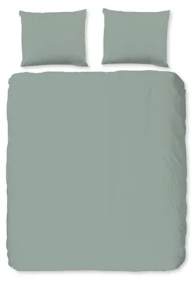 Obrázek produktu pro Bavlněná sada povlečení "Uni" – zelená – (240x200/220 cm) – mikrovlákno