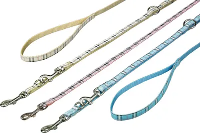 Produktbild von Nobby Führleine Tartan hellblau
