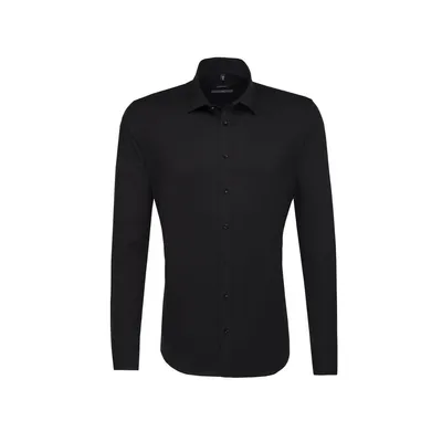Produktbild von Seidensticker BUSINESS Herren Hemd Langarm Kent X-Slim Schwarz 38