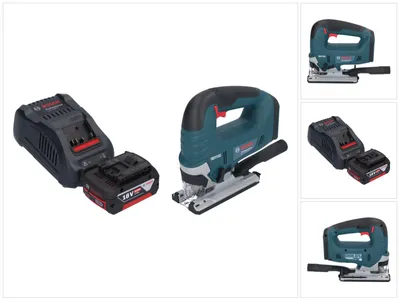 Immagine prodotto di Bosch GST 18V-125 B Professional Seghetto alternativo a batteria 18 V 125 mm Brushless + 1x batteria 5,0 Ah + caricabatteria