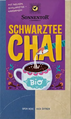 Produktbild von Chai - Schwarztee 18 Doppelkammerbeutel 32,4g