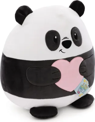 Image de Nici Panda Détendu Avec Coussin Cœur 30 Cm Rose Rose One Size