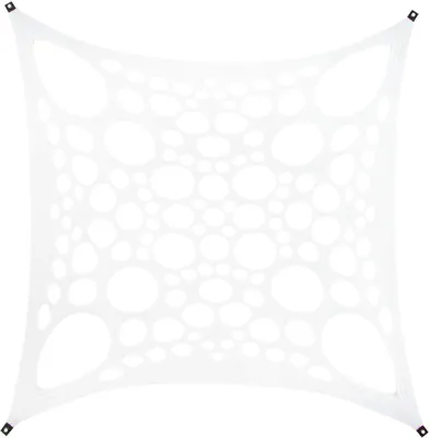 Produktbild von PSYWORK Schwarzlicht Segel Elasthan "Weiß, 3x3m