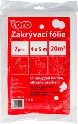 Obrázok produktu pre Fólia Krycia Pre Ochranu Proti Prach Hdpe 7My 4X5M