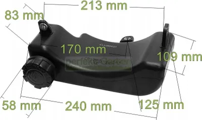 Produktbild von Benzintank für Alpina GGP Mountfield CastelGarden Stiga Rasenmäher / 118550316