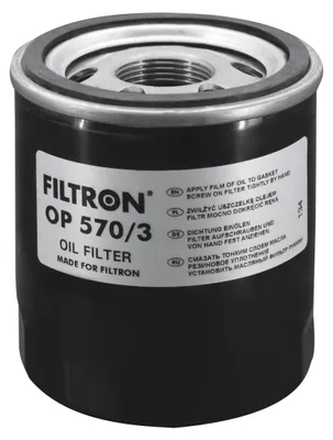 Produktbild von Ölfilter FILTRON OP 570/3 Anschraubfilter für OPEL Astra K Sports Tourer (B16) Astra K Schrägheck (B16) INSIGNIA Caravan INSIGNIA CC für CADILLAC
