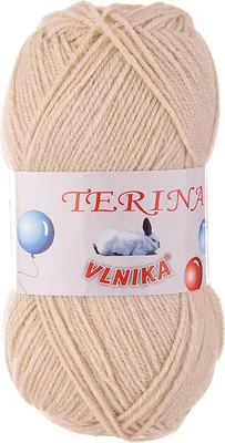 100g Terina Strickgarn Häkelgarn Wolle Acrylwolle pflegeleicht Farbwahl hellbeige