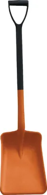 Produktbild von Allzweckschaufel PP orange Blattmaß 350x260x80mm