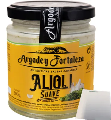 Produktbild von Argodey Fortaleza Alioli Mild (200g Glas) + usy Block