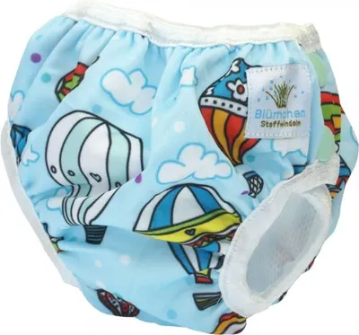 Produktbild von Blümchen Schwimmwindel Badewindel Ballon BabyBadehose S 3-6 kg