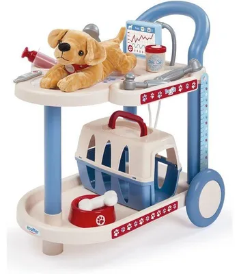 Immagine prodotto di ECOIFFIER Médical 1901 - Carrello veterinario - 18 mesi - Posto per il veterinario
