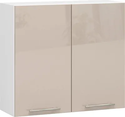Produktbild von Akord Küchen-Hängeschrank Oliwia Weiß-Cappuccino Hochglanz 80X30X72 Cm