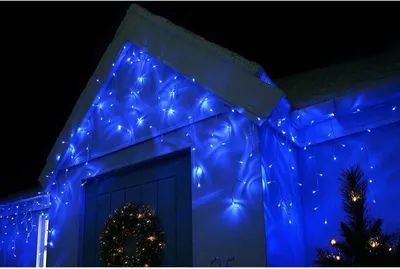 Immagine prodotto di Stalattiti LED - 22,5 m, 500 LED, 8 funzioni, IP44, blu