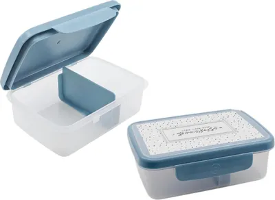 Produktbild von HEALTHY BED SCANDI Gesunde Snackbox grau-blau