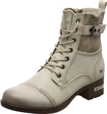 Zdjęcie produktu dla Mustang damskie sznurowane buty za kostkę czarne