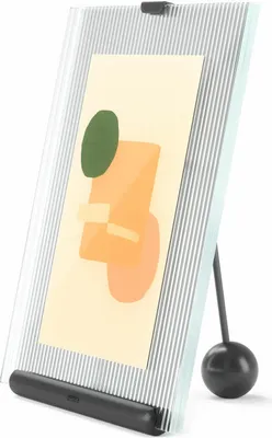 Immagine prodotto di Umbra Bilderrahmen Flute, Fotorahmen, Zink, Glas, Schwarz, 10x15 oder 13x18 cm, 1021416-040