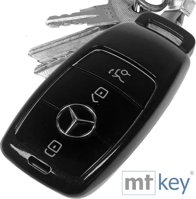 Produktbild von Auto Schlüssel Kunststoff Hülle ABS Plastik Schutz Cover Schwarz kompatibel mit Mercedes Benz E-Klasse W213 S213 C238 KEYLESS SMARTKEY