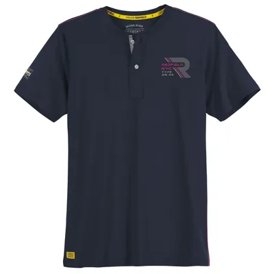 Produktbild von Redfield sportives Serafino T-Shirt Übergröße navy