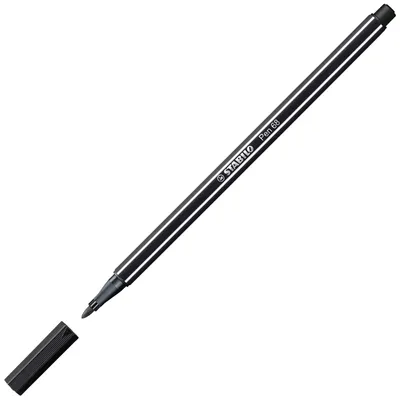Image de Stylo feutre Premium - STABILO Pen 68 - stylo simple - noir